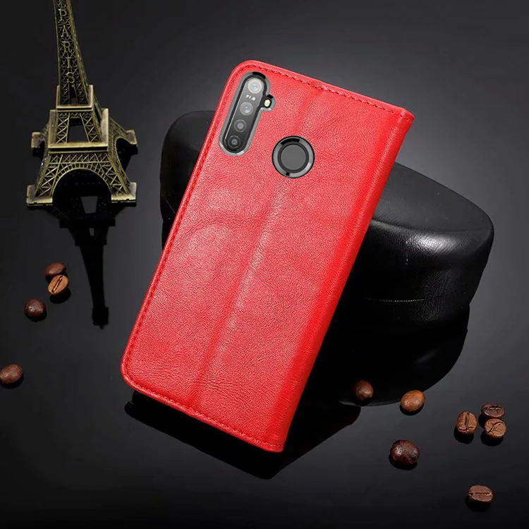 Для OPPO Realme 5 Pro чехол для OPPO Realme Q Чехол Флип кожаный магнитный кошелек чехол для телефона для OPPO Realme 5 чехол s Funda