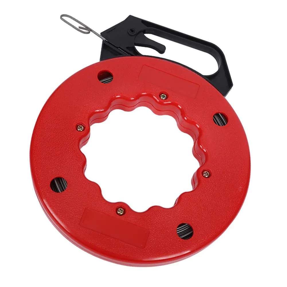 

Fish Tape Reel Puller Conduit Ducting Rodder PullingWire Cable Ducting Rodder Cable Puller Electrical Cable Running Pulling Tool