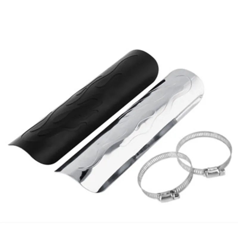 Мотоцикл 9 ''пламя Глушитель Трубы тепловой щит крышка пятки защита скутер