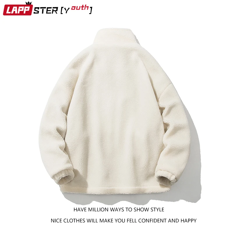 LAPPSTER-Молодежные мужские зимние куртки из овечьей шерсти в стиле Харадзюку 2022