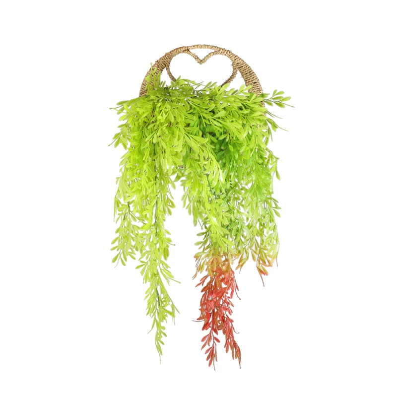 Ротанг искусственный красный хвост 77 см Плетеный растение подвесная Лаванда