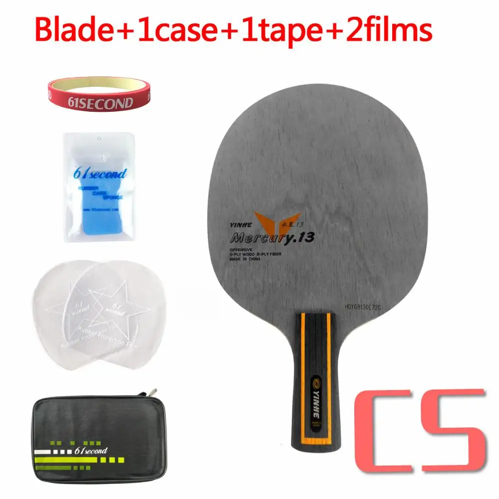 CS with F 1 case Yinhe Млечный Путь галактики Меркурий. 13 Y-13 Y13 Y 13 настольный теннис пинг понг лезвие - Цвет: CS with F 1 case