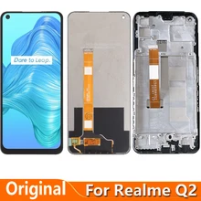 Original 6.5 For Realme Q2 RMX2117 LCD Display Touch Screen Digitizer Assembly Reaplacemet Parts