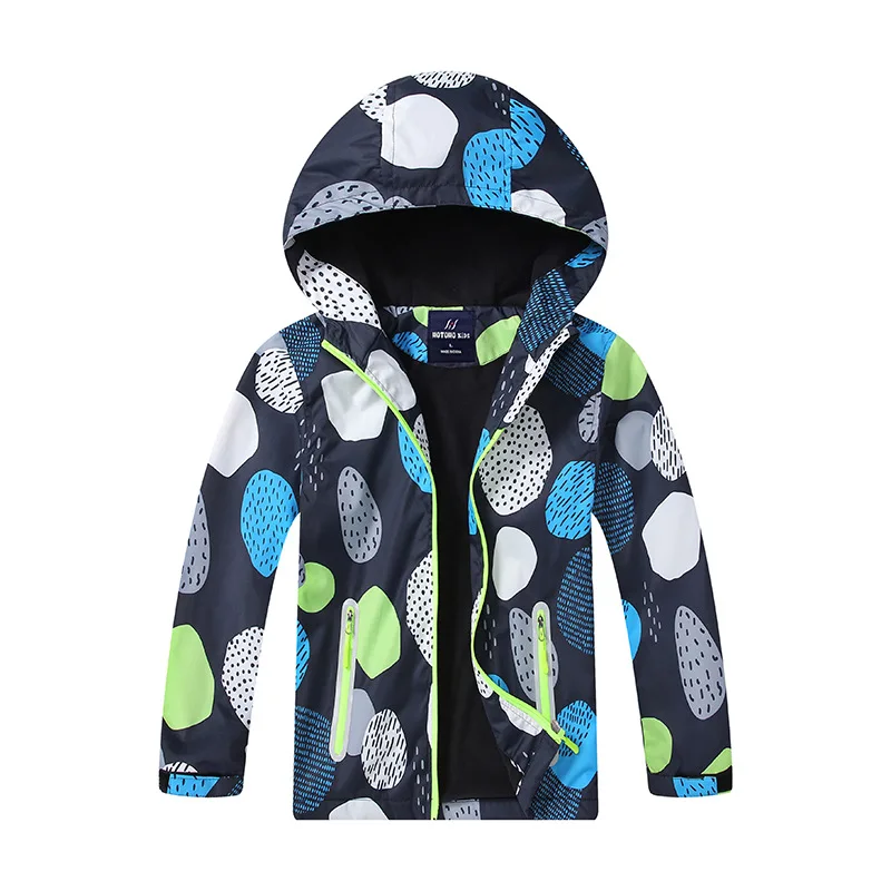 Весенние непромокаемые куртки для маленьких девочек и мальчиков детское теплое