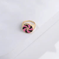 vg 6ym new fashion two tone round ladies ring with the same paragraph birthday gift ring jewelry wholesale direct sales