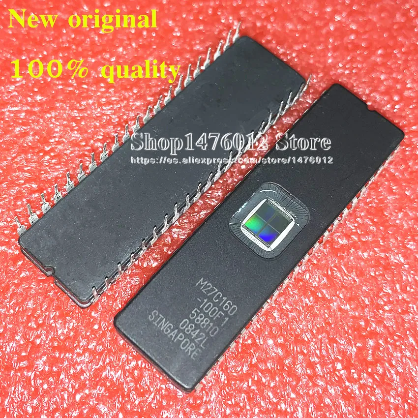 10 шт./лот M27C160-50F1 M27C160-120F1 M27C160-100F1 M27C160 27C160 CDIP42 IC 1 M X 16 UVPROM 100 ns CDIP42