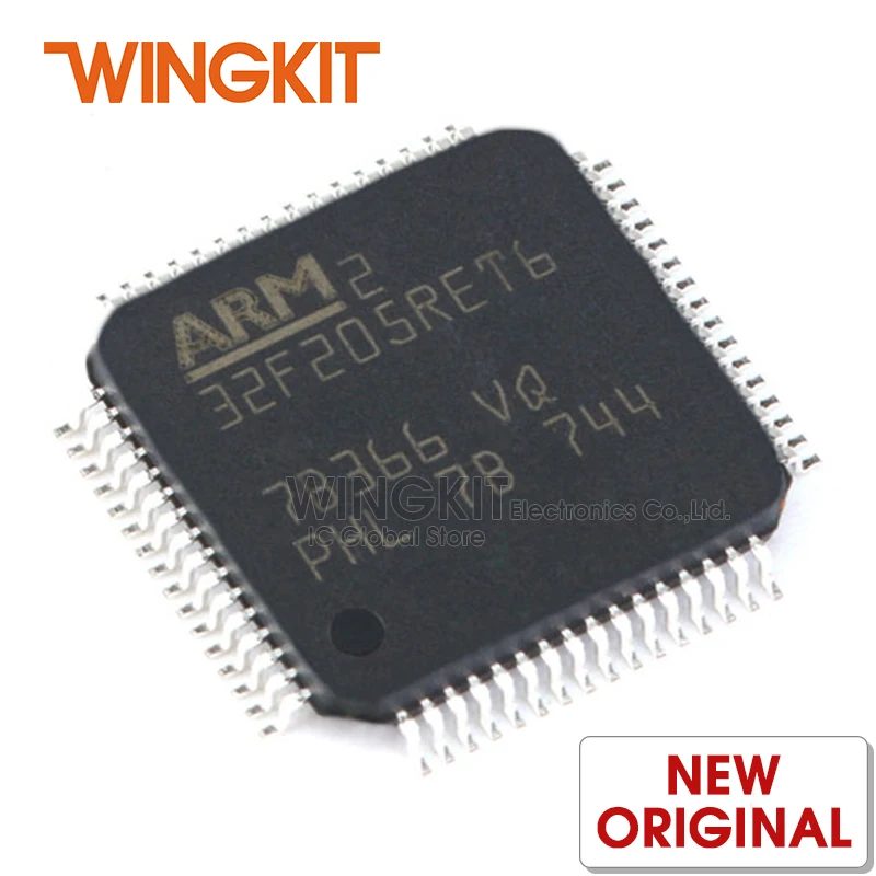 1 шт. STM32F205RET6 LQFP64 STM32F205RE STM32F205 STM32F20 STM32F2 STM32 LQFP 64 32 битный микроконтроллер