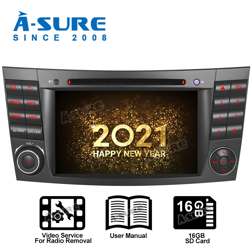 A Sure автомобильный мультимедийный плеер 2 DIN 7 ''Радио Стерео DVD GPS DAB + SWC