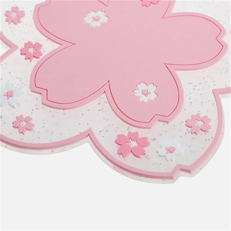 Япония Стиль изоляции циновка таблицы вишневого цвета для офиса Нескользящие