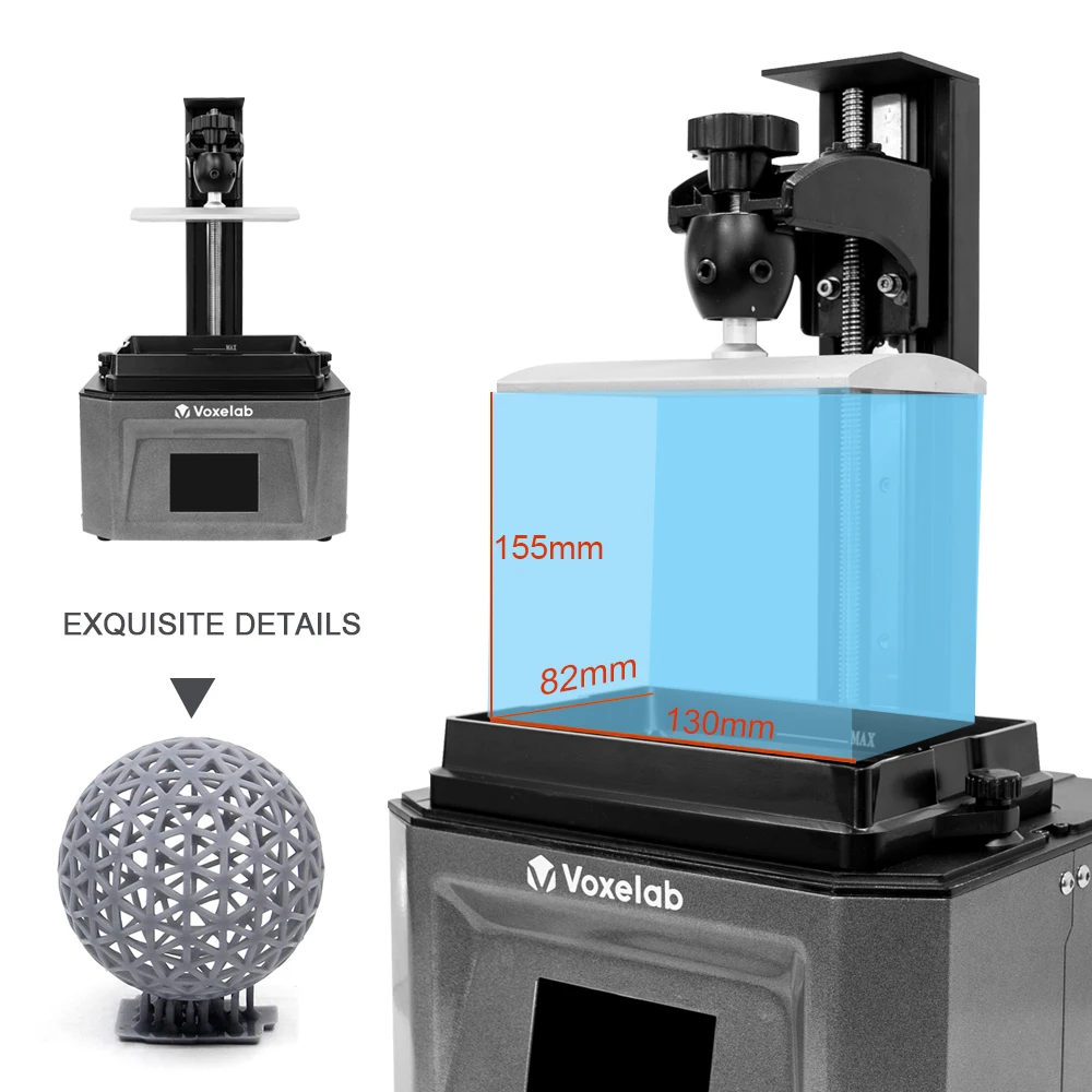 3D принтер Voxelab Проксима 6 0 Ультрафиолетовый фотоотверждающий полимерный 2K