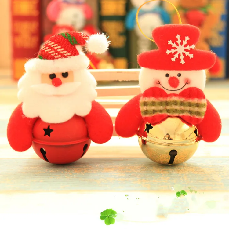 Рождественский декоративный колокольчик кулоны игрушка снаружи Рождественская