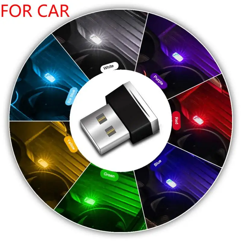 

USB Multicolor Light Led Auto Modeling Car Ambient Light Neon Interior Light Car Light For Bmw E60 Bmw F30 Bmw F10 A4 B8