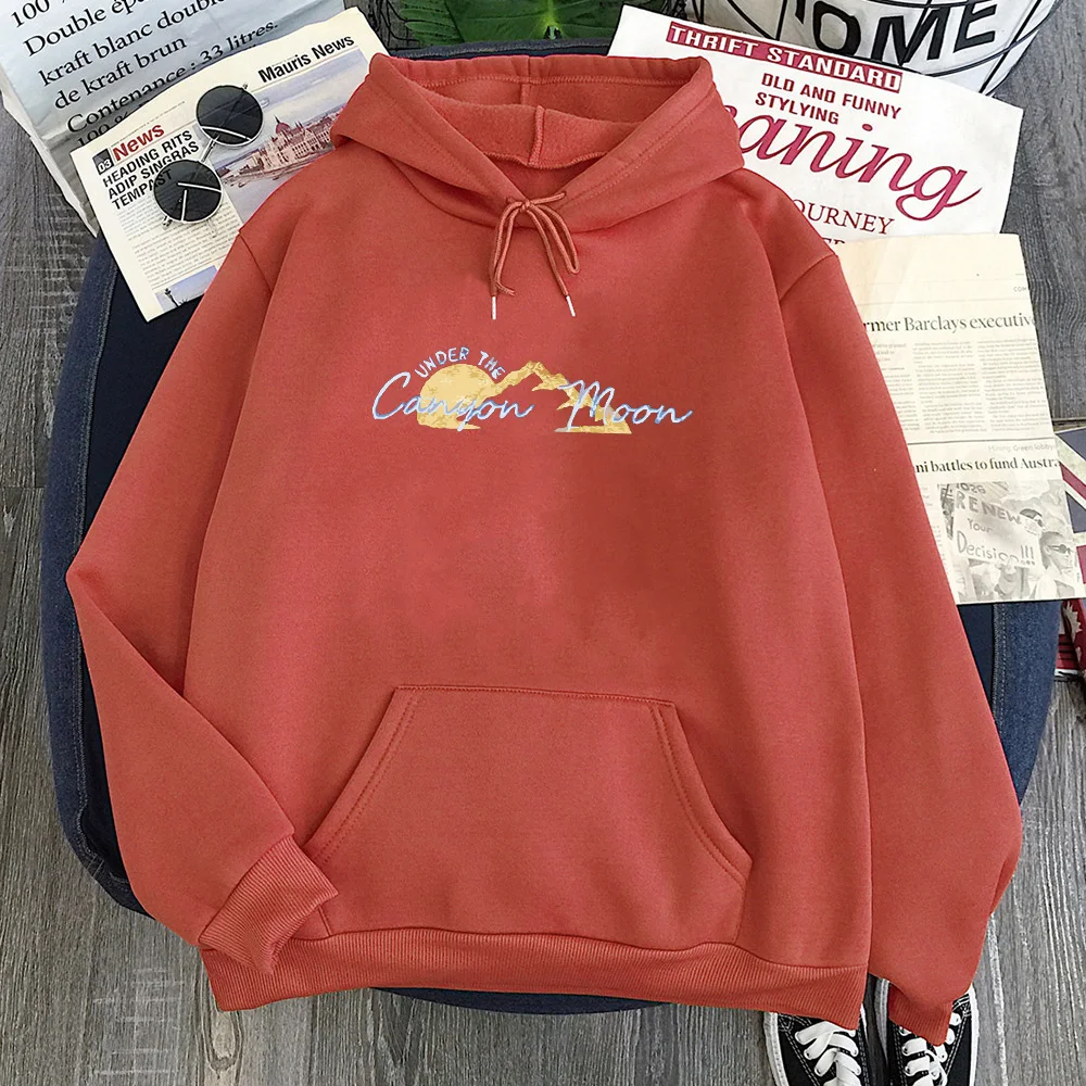 

Under The Canyon Moon Sweatshirts Harry Styles Hoodies Women Gothic Fall 2021 Women Casual Print Pullovers Streetwear Tops XL