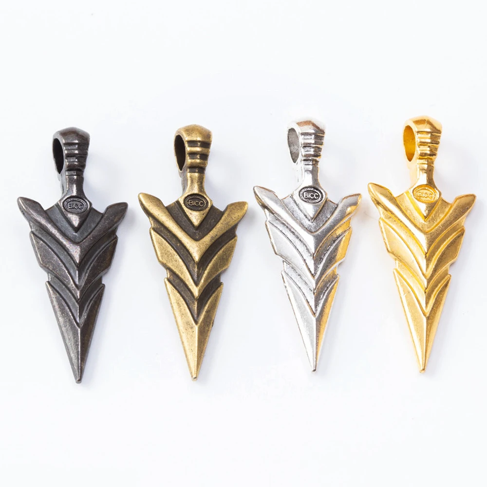 

5pcs Retro Arrow Charm Pendants Zakka Antique Silver Bronze Metal Beads for Jewelry Making Punk Bracelet Necklace Findings DIY