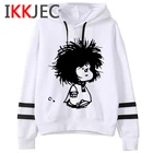 Толстовки Mafalda для женщин 2021, Женский пуловер с принтом Ulzzang