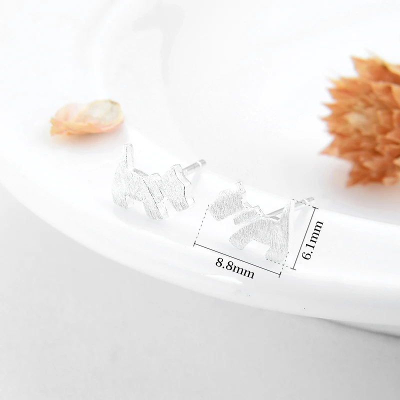 Женские серьги гвоздики из серебра 100% пробы|Серьги-гвоздики| |