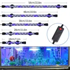 Водонепроницаемый светильник для аквариума s погружной светильник s светильник для аквариума подводный синийбелый светодиодный фонарь