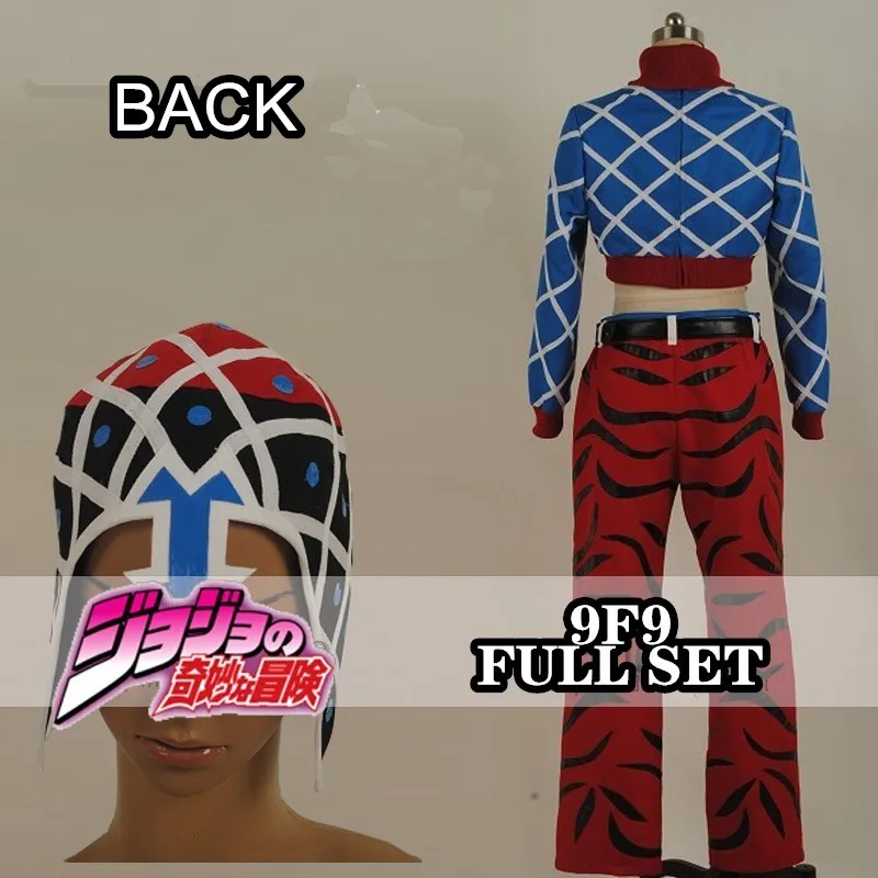 Аниме JOJO 5 приключения Джоджо Золотой ветер Гвидо Mista шапка костюм для косплея Топ
