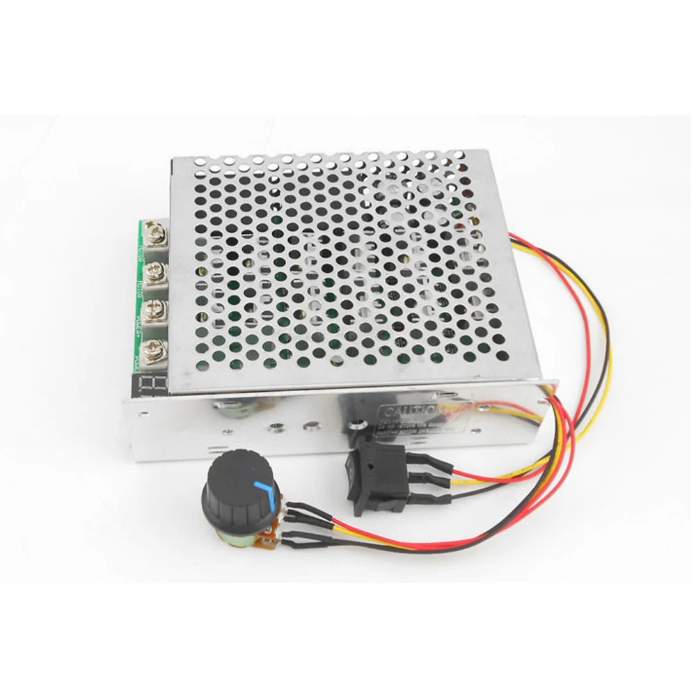 DC 10V-55 40A контроллер скорости двигателя постоянного тока Реверсивный ШИМ контроль