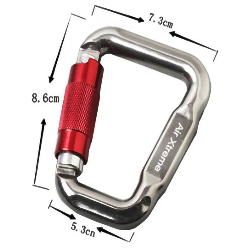 Сплав Карабин витой автоматический замок крюк прямоугольный парапланер ссылка