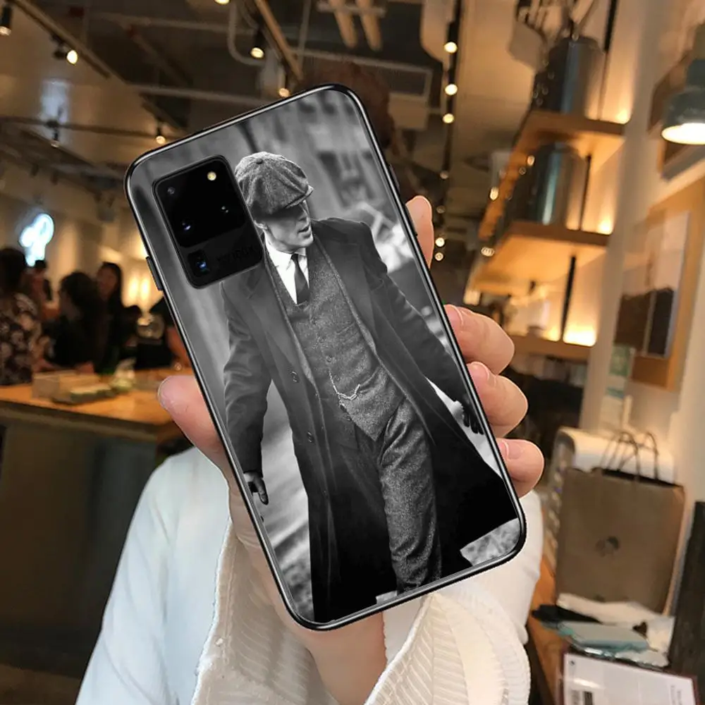 

Shelby Gangster Phone cover hull For SamSung Galaxy S 6 7 8 9 10 20 21 Plus Edge E note 5G Lite Ultra black soft bumper