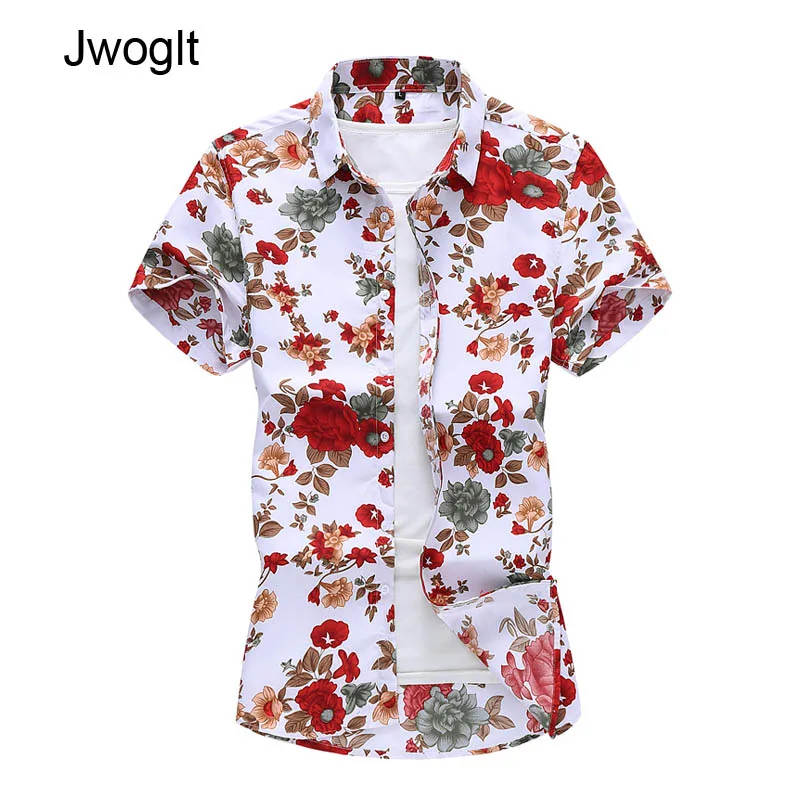 45 кг-120 кг. 2020 новые летние мужские Гавайские рубашки с коротким рукавом