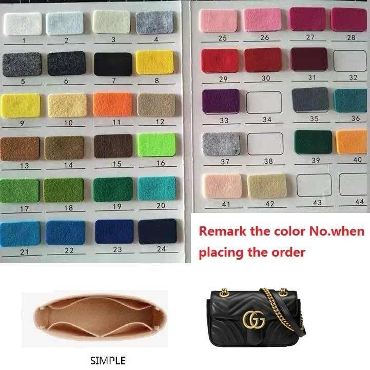 Сумка-Органайзер из войлочной ткани с клапаном подходит для GG Marmont | Дом и сад