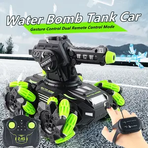 Rc Tanque De Tiro Balas De Agua 180° Bomba Giratoria Coche 2 Rc Tanque De Tiro Balas De Agua 180° Bomba Giratoria Coche 2