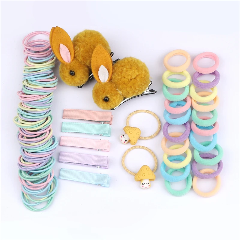 Смешанные яркие разноцветные женские аксессуары для волос комплект Детские с