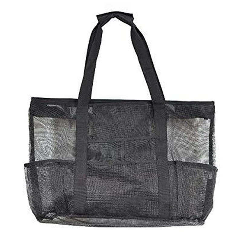 

Tool Container Useful Mesh Beach Bag Travel Clothing Storage Swimming Sports Fitness Bag Beach Seashell Holder Sand Dredging