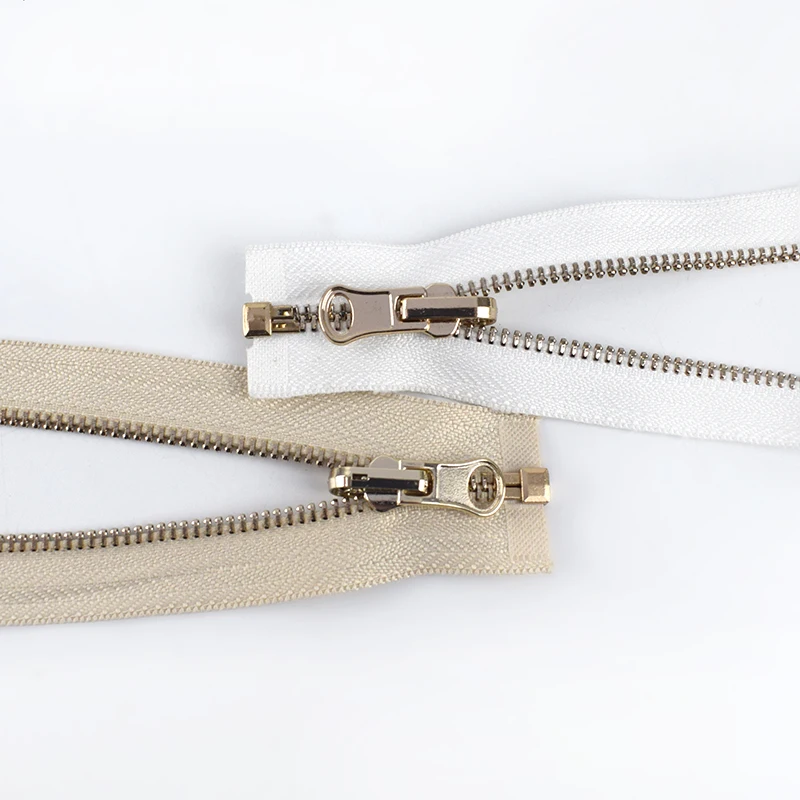 Meetee 2 шт. 60 150 см 5 # металлический ползунок для пуховой куртки с открытым