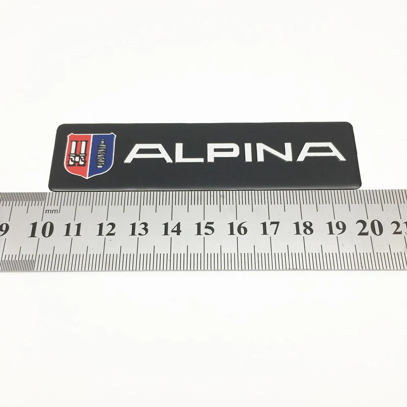 Автомобильный Стайлинг 3D металлический Стикеры для BMW ALPINA Логотип E46 E39 E90 E60 E36 X1 X3