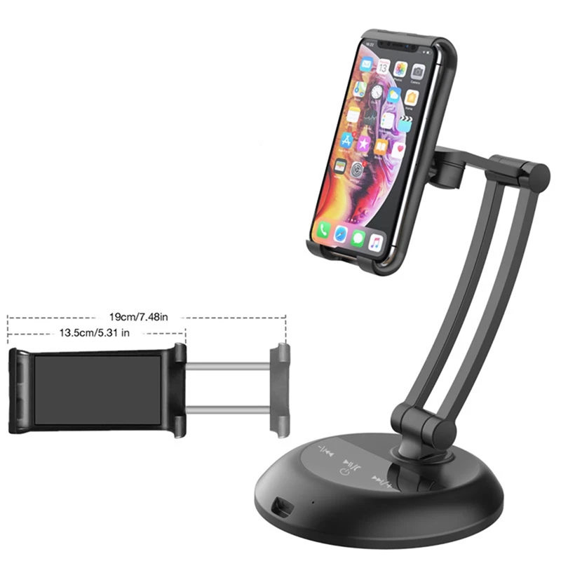 

Laptop Desktop Stand with Bluetooth Speaker Function Rechargeable Phone Stand Suitable for iPad PC Tablet