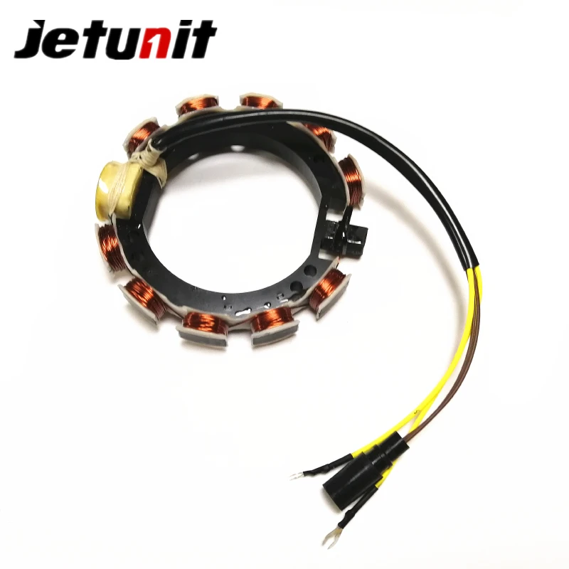 JETUNIT подвесной Запчасти узел статора 4Cyl 9Amp для Johnson Evinrude 65-115HP 583340 583536 763767 173-3536