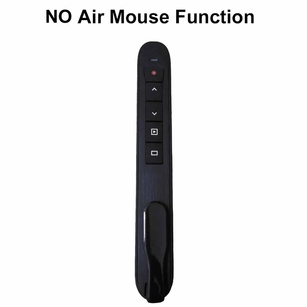 i9 no air mouse AVATTO перезаряжаемая 2,4G Беспроводная лазерная презентационная указка с воздушной мышью, PowerPoint ведущий пульт дистанционного управления PPT Ручка-пульт - Цвет: i9 no air mouse