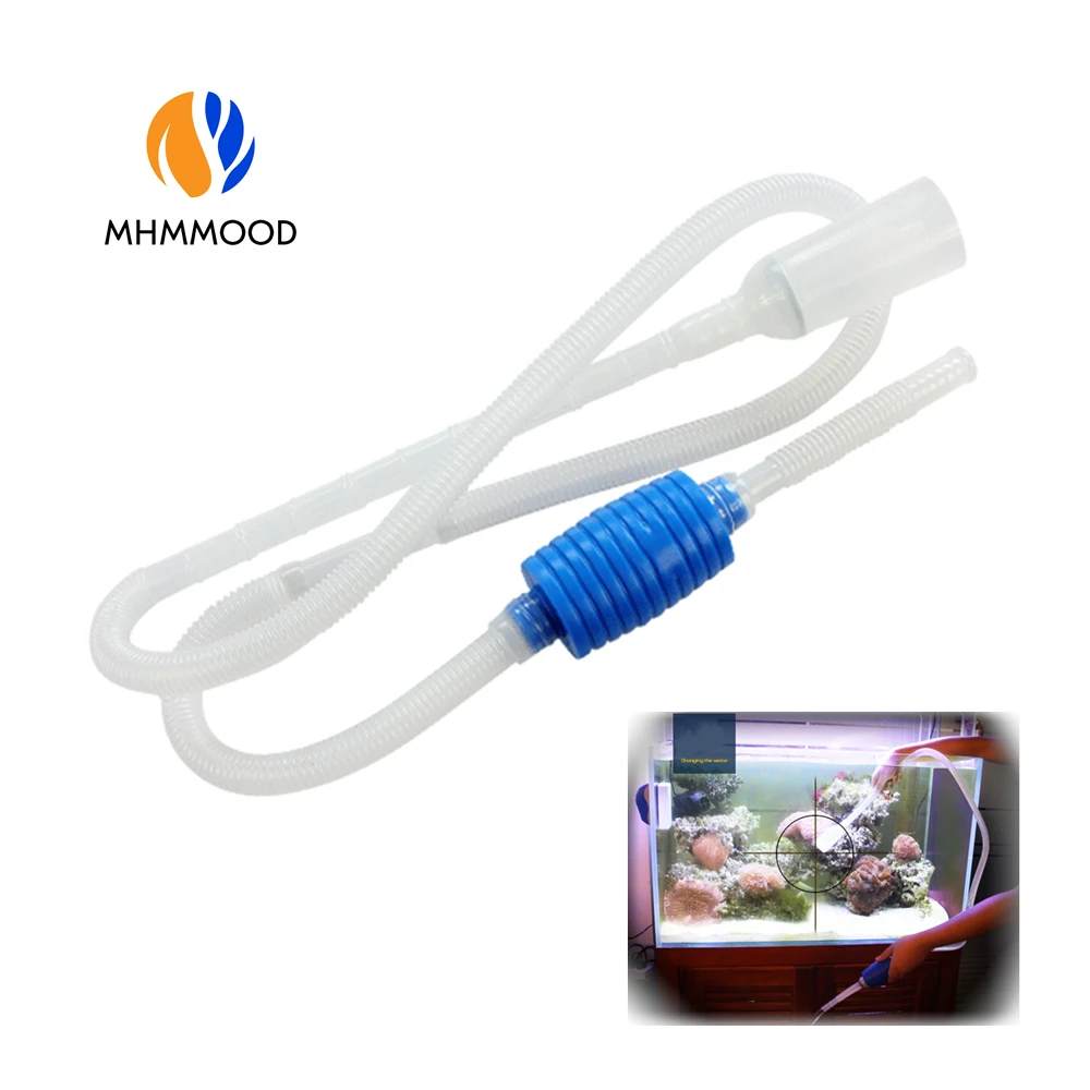 Аквариумный вакуумный очиститель воды аквариумный гравия простой ручной сифон
