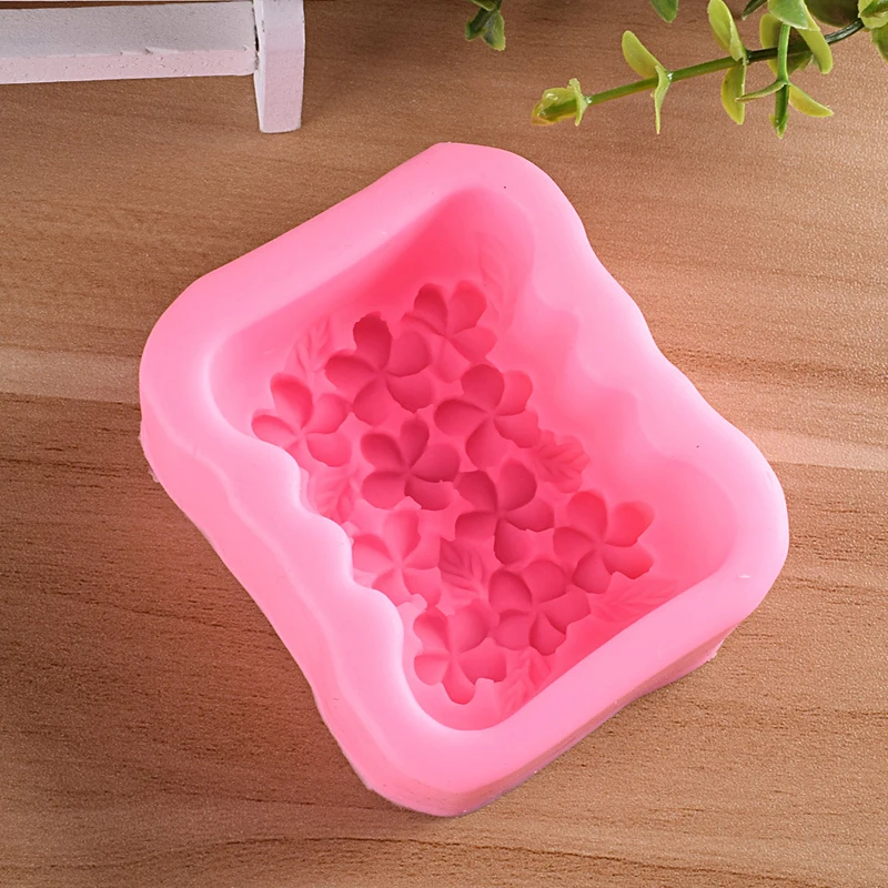 3D мыло в форме цветка силиконовая форма сделай сам помадка украшения торта