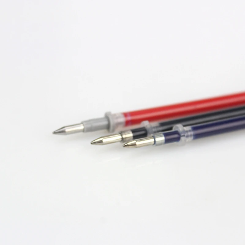 

10Pcs 0.5mm Gel Ink Ballpoint Pen Refill Black Blue Red Refill Rods School Stationery Supply Writing Tools