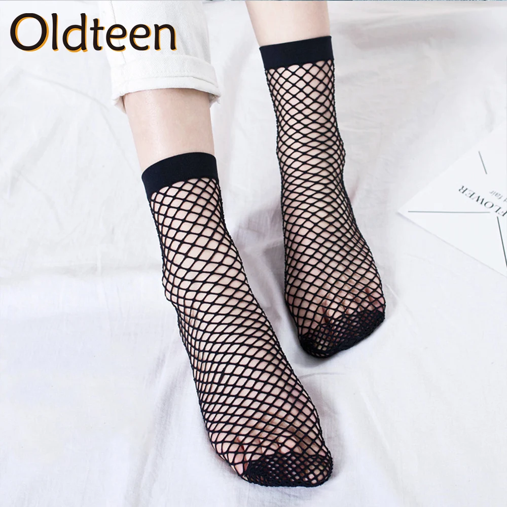 2Pair/lot Cool Summer Breathable Comfortable Fishnet Socks Women Sexy Ladies Mesh Fish Net Socks Fashion Trend Street Style