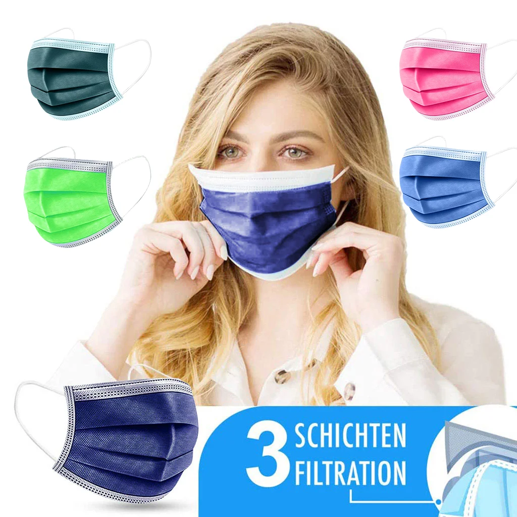 

10-100 Pcs ffp2 mascarilla fpp2 homologadas Disposable Face Mask Industrial Ear Loop Mouth Cover Fashion Fabric Masks face cover