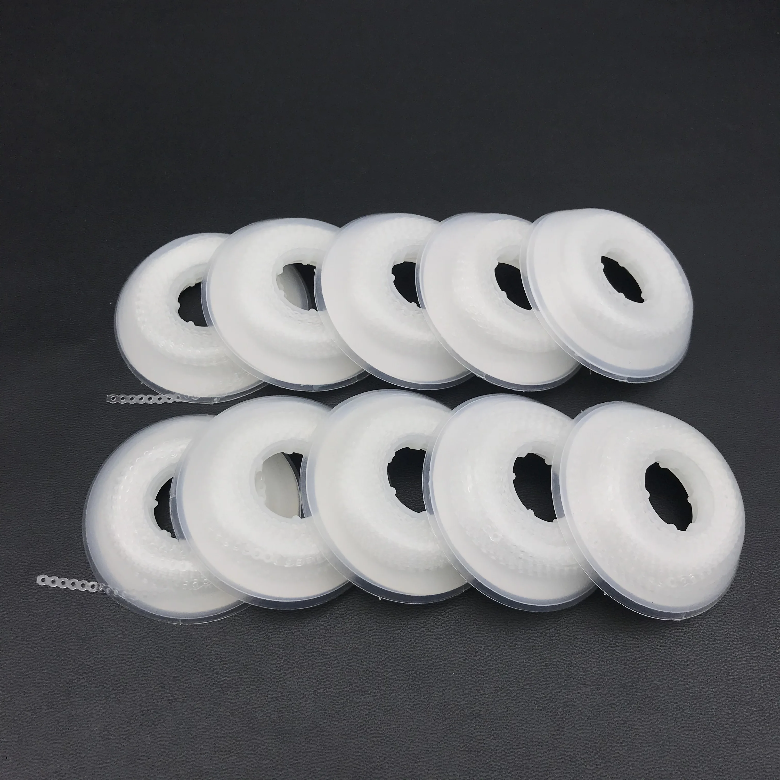 10 шт. Ортодонтическая зубная эластичная цепочка|dental chain|dental power chainorthodontic elastic chain |