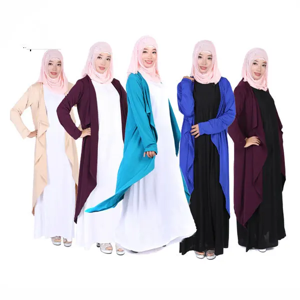 Мусульманское платье Рамадан из двух предметов Повседневный с длинным рукавом