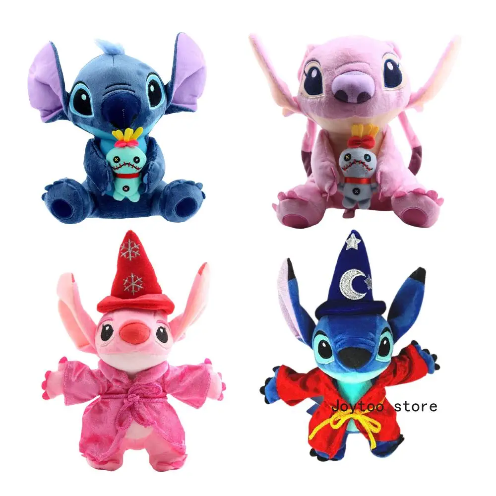 

Горячая Распродажа Disney Стич плюшевые игрушки кукла Kawaii мультфильм мягкая кукла Лило Стич Милая Волшебная Стич плюшевая кукла детский подар...