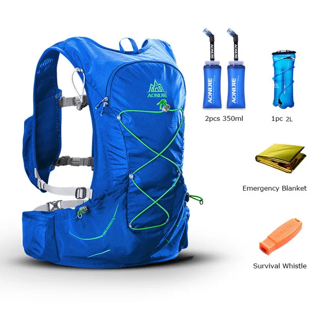 C930 Set-D AONIJIE 15L легкий гидратационный бегущий рюкзак для пеших прогулок MTB велосипед Кемпинг марафон гоночный рюкзак сумка 2L водный Пузырь - Цвет: C930 Set-D