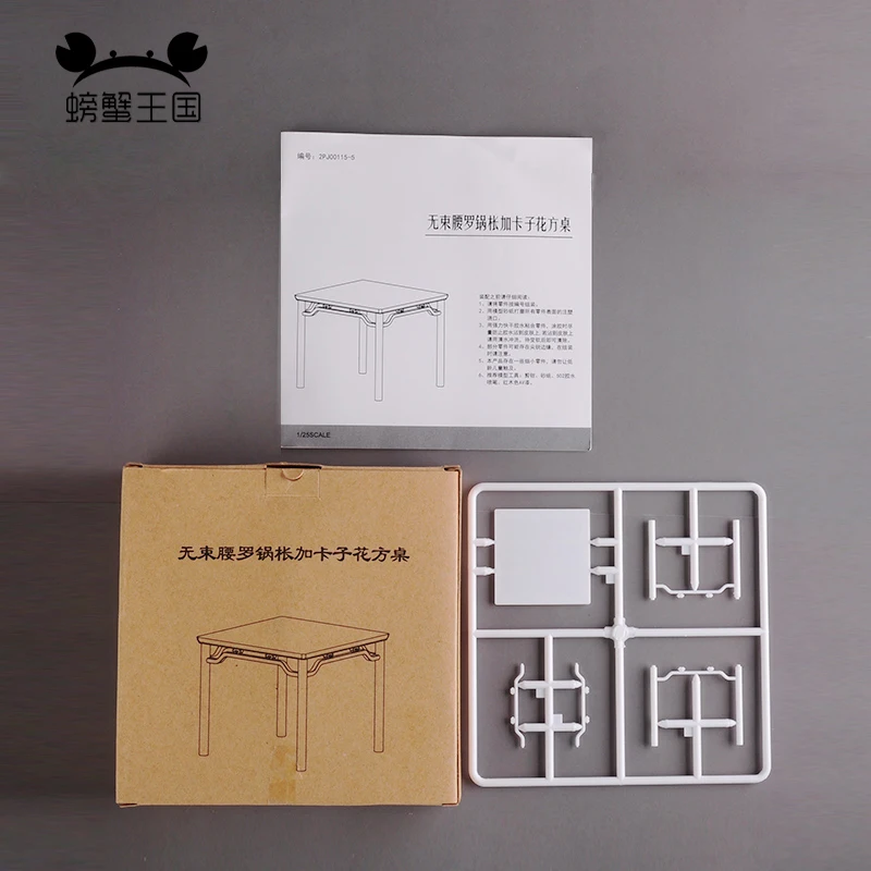 

5Pcs/Set 1/25 Dollhouse Mini Furniture Dining Table Set Toy Model building Decor for baby Dollhouse furniture home Decor