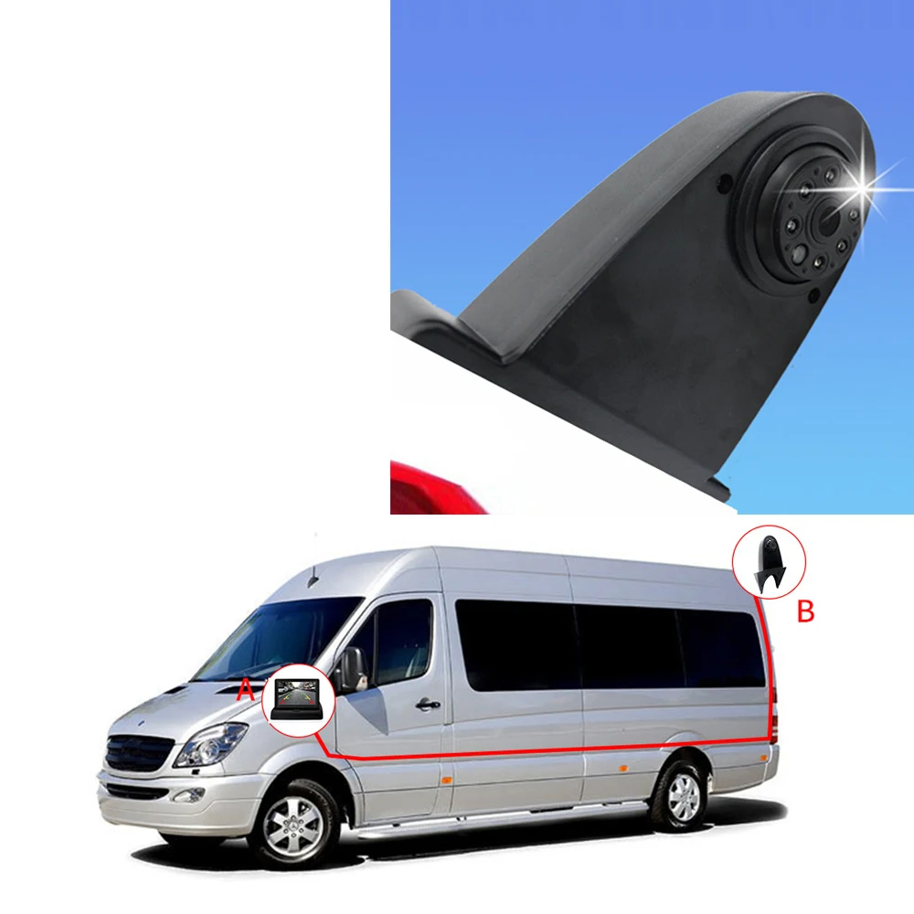 Для VW для Mercedes Benz Sprinter RV Автомобильная камера заднего вида HD парковки транспортер