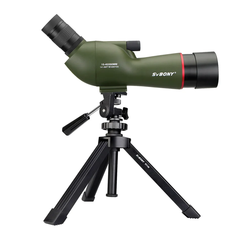 SVBONY SV19 телескоп 15-45x60 Зрительная труба водонепроницаемый BAK4 призма полностью многослойный объективный объектив для стрельбы и стрельбы из лука