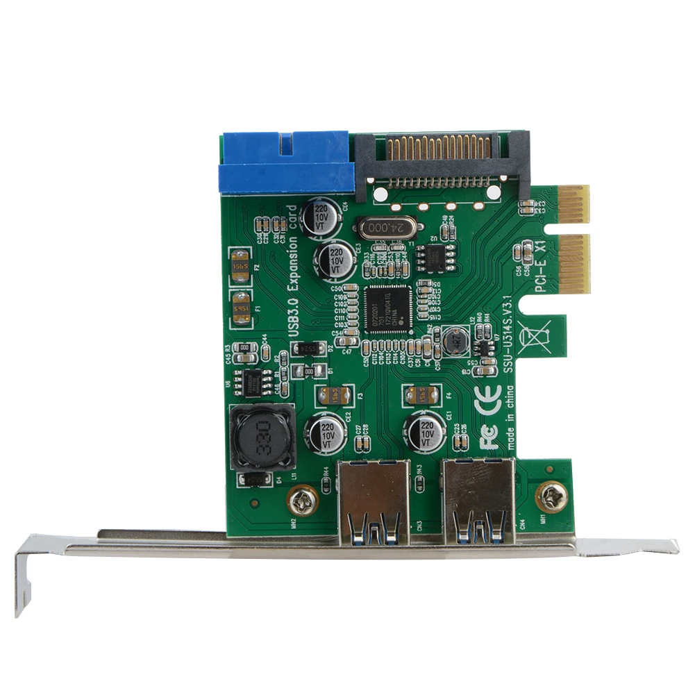 Супер Скорость USB 3 0 PCI Express Порты и разъёмы Плата расширения E 2 19 Pin Мощность Разъем