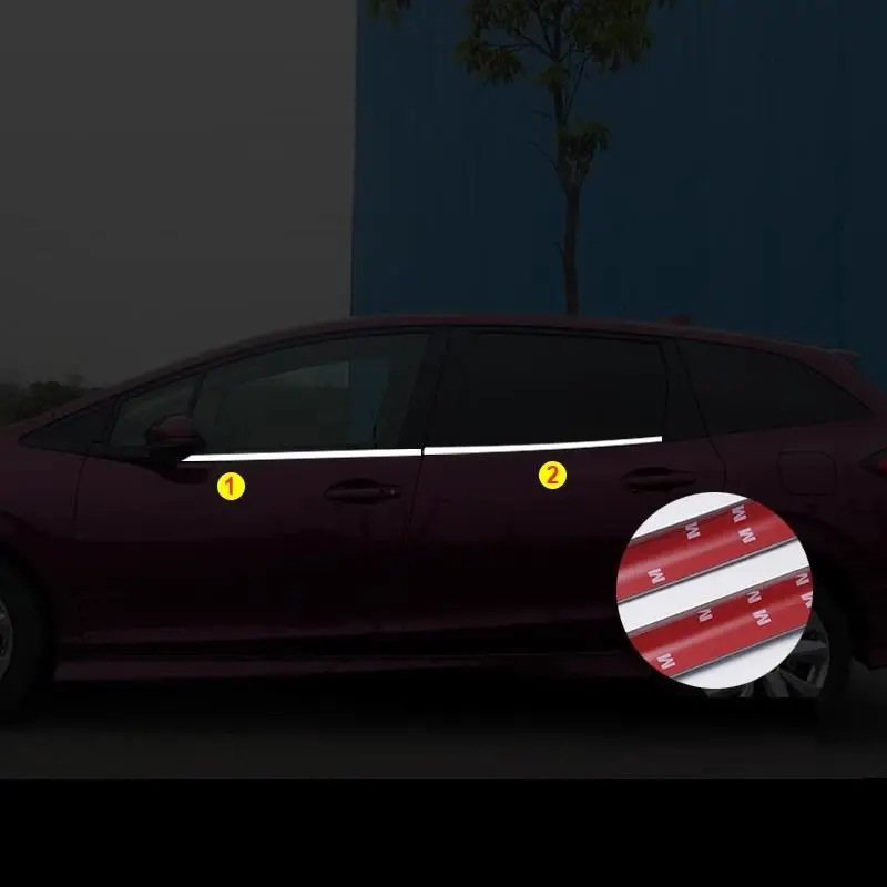 Автомобильные хромированные авто модифицированные оконные внешние наклейки