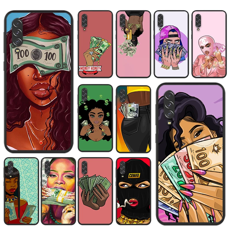 

Afro Girls Black Women Art For Samsung Galaxy A90 A80 A70 S A60 A50S A30 S A40 S A2 A20E A20 S A10S A10 E Soft Phone Case